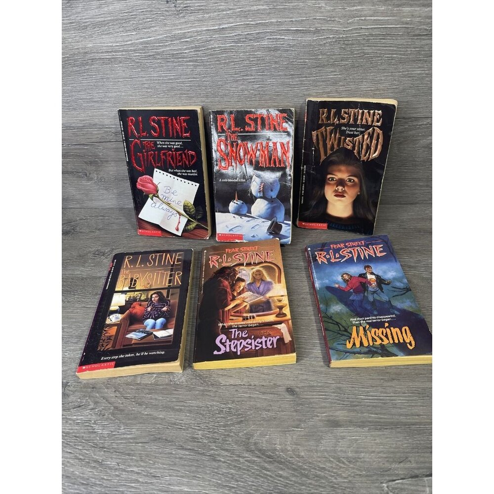 R.L. Stine Book Lot: Boy Next Door, Second Horror, Rich Girl, Secret Bedroom